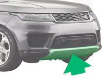 Gloss Black Front Bumper Skid Plate Trim For Land Rover Range Rover Sport 2018-2022