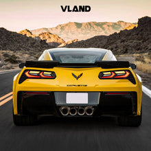 Smoked LED Tail Lights For Chevrolet Corvette C7 2014-2019 W/Sequential