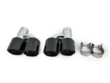 60mm Carbon Fiber Exhaust Tips Tailpipe for Audi Mercedes BMW