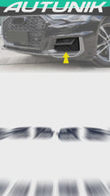 Pair L+R Honeycomb Fog Light Grille For AUDI A6 C8 S-line S6 2019-2023 2024