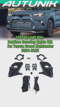 LED Fog Light Kit For 2024-2025 Toyota Grand Highlander W/ Switch & Bezel