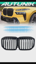 Gloss Black Front Kidney Grille Grill For 2023-2025 BMW G07 X7 xDrive40i M60i