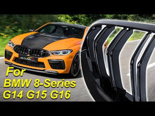 Glossy Black Front Kidney Grill for BMW 8-Series G14 G45 G16 840i M850i 2019-2024