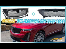 Honeycomb Front Upper Grille Replacement for Cadillac XT6 2020-2024