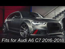 Honeycomb Front Mesh Grill For AUDI A6 C7.5 S6 2016 2017 2018