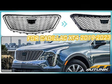 Front Upper Honeycomb Grill Chrome for Cadillac XT4 2019-2023 No Camera