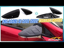 Gloss Black Mirror Cover Caps For 2021-2024 Lexus IS IS300 IS350 IS500 mc146