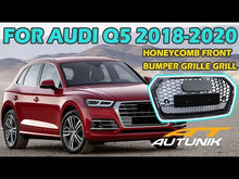 Honeycomb Front Mesh Grille for 2018-2020 AUDI Q5 SQ5 fg242