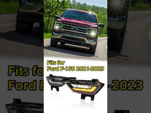 LED DRL Front Bumper Fog Lights with Signal for 2021-2023 Ford F150 XL L+R