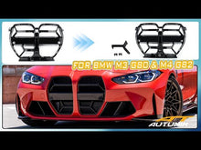 Gloss Black CSL Style Front Kidney Grille for 2021–2025 BMW M3 G80 / M4 G82 G83