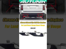 Chrome Exhaust Tips Tail Pipe Replace For Land Rover Range Rover  HSE L405 2014-2017