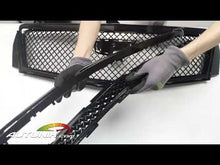 Black Front Upper Grille + Lower Grill w/ Frame for Cadillac XTS 2013-2017 w/o Camera