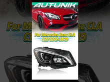 Passenger Right LED Headlight For 2017-2019 Mercedes CLA-Class CLA45 CLA250 w/o AFS