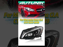 Left Driver LED Headlight For 2017-2019 Mercedes CLA-Class CLA45 CLA250 w/o AFS
