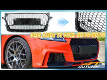 Honeycomb Front Black Grille for Audi TT MK3 2015-2018 fg276