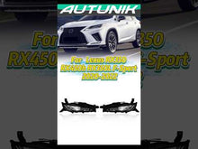 For 2020 2021 2022 Lexus RX350 RX450h RX350L F-Sport LED DRL Fog Lights Daytime Running