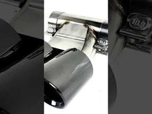 Black Triple Exhaust Tip For Porsche 718 Cayman Boxster Base/T/S/GTS 2.0/2.5L 2017-2025