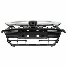 Chrome Front Upper Grille Lower Bumper Cover For 2018-2019 Honda Accord Sedan