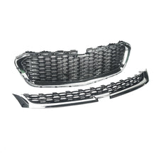 3PCS Front Upper Grille Center Lower Grill for Chevrolet Malibu 2014-2016