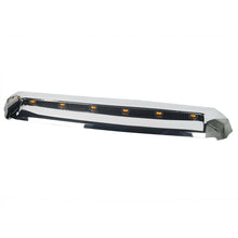 Chrome Front Hood Bulge Scoop Upper Grille w/ Light Bar For Toyota Tundra 2014-2021