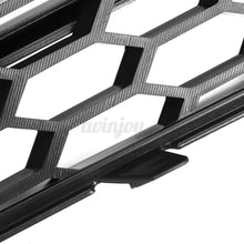 Fog Light Lamp Cover Grille Audi A4 B8 S-Line S4 Bumper 2009-2012 ( Black Honeycomb + Chrome Ring )