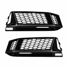 RS5 Style Fog Light Grill Bezel Cover For 2016-2018 Audi A4 B9 S-line/S4 B9