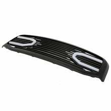 Black Front Hood Grill Bumper Grille Shell w/ LED Light for Dodge Ram 1500 2500 3500 2006-2009