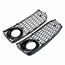 Black Front Fog Light Grille Cover for Audi A5 B8 8T S-line S5 2008-2012