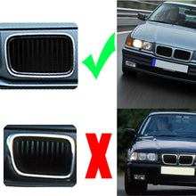 Matte Black Front Kidney Grill For BMW 3-Series E36 M3 Coupe 1992–1996