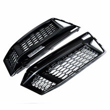 RS5 Style Fog Light Grill Bezel Cover For 2016-2018 Audi A4 B9 S-line/S4 B9