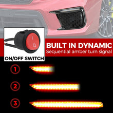 For 2018-2021 Subaru WRX STI Sequential LED DRL Dayting Running Lights Kits Fog Light Bezels