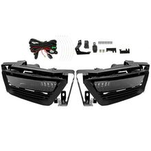 Smoked Fog Light Cover DRL W/ switch Light Bulb For 2013-2015 Honda Accord Sedan
