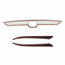 Glossy Black Lip Front Grille Cover Moulding Trim For Honda Accord 2018-2020