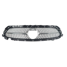 Silver Diamond Front Grille Grill For Mercedes-Benz E W213 Sedan 2021-2023 (AMG Sport Line & Avantgarde)