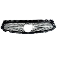 Silver Diamond Front Grille Grill For Mercedes-Benz E W213 Sedan 2021-2023 (AMG Sport Line & Avantgarde)