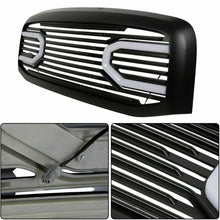 Black Front Hood Grill Bumper Grille Shell w/ LED Light for Dodge Ram 1500 2500 3500 2006-2009