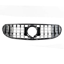 Grille Front Bumper Grill For Mercedes-Benz X253 GLC 2020-2022 Chrome/Black