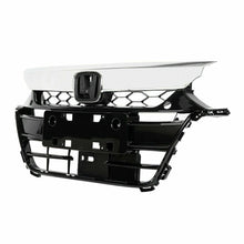 Chrome Front Upper Grille Lower Bumper Cover For 2018-2019 Honda Accord Sedan