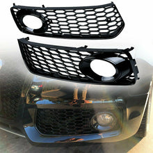 Black Front Fog Light Grille Cover for Audi A5 B8 8T S-line S5 2008-2012