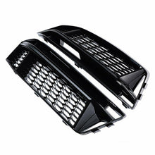 RS5 Style Fog Light Grill Bezel Cover For 2016-2018 Audi A4 B9 S-line/S4 B9