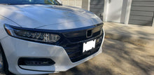 Glossy Black Lip Front Grille Cover Moulding Trim For Honda Accord 2018-2020