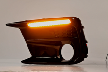 Switchback Sequential LED DRL Fog Light Cover Kit Bezel For Subaru WRX STI 2018-2021