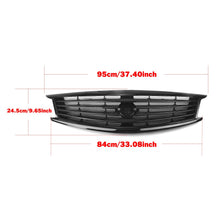 Front Bumper Grille For Infiniti G37 G25 2010-2013 Q40 4 Door Sedan Gloss Black