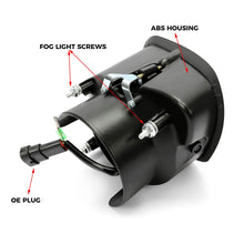 LED Fog Lights Chrome Housing w/ LED Halo For Freightliner Cascadia 2008-2017