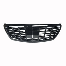 ALL Black Front Grill Replace For Mercedes S W222 S400 S500 Sedan 2014-2020