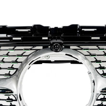 Silver Diamond Front Grille Grill For Mercedes-Benz E W213 Sedan 2021-2023 (AMG Sport Line & Avantgarde)