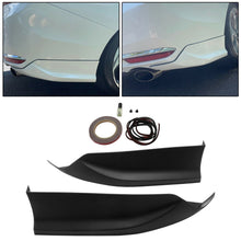 Rear Bumper Lip Side Canards Trim for 2016-2017 Honda Accord Sedan