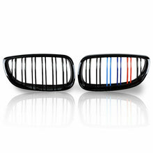 M Color Dual Slats Kidney Grille For 2007-2010 BMW E92 E93 Coupe