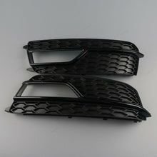 Front Fog Light Grille Cover for Audi A5 B8.5 S-line S5 8T 2013-2016