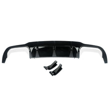 Gloss Black Rear Diffuser Lip for Mercedes C-Class W204 C63 C300 AMG 2012-2024